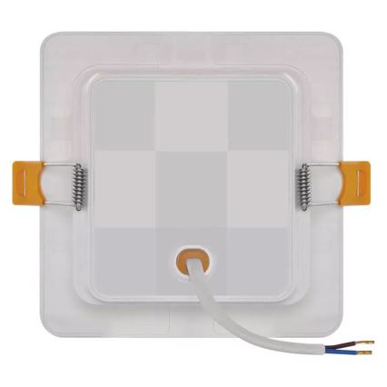 LED Ugradbena lampa LED/9W/230V 12x12 cm bela