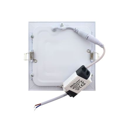 LED Ugradbena lampa QTEC LED/12W/230V 2700K 16,8x16,8 cm