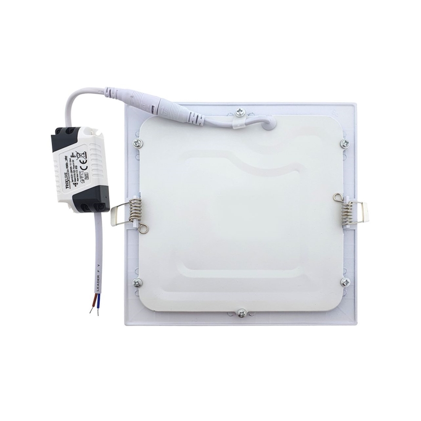 LED Ugradbena lampa QTEC LED/9W/230V 6500K 14,6x14,6 cm