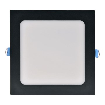 LED Ugradbena lampa RIGEL LED/10W/230V 4000K 16,8x16,8 cm crno