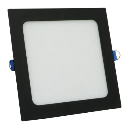 LED Ugradbena lampa RIGEL LED/10W/230V 4000K 16,8x16,8 cm crno