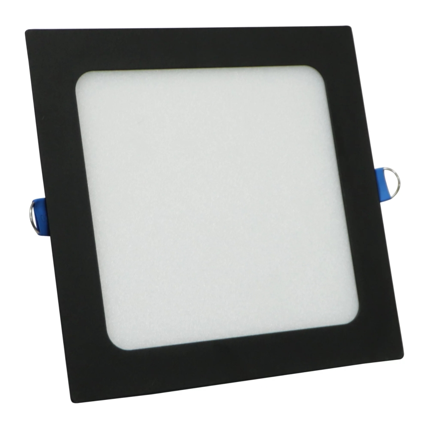 LED Ugradbena lampa RIGEL LED/10W/230V 4000K 16,8x16,8 cm crno