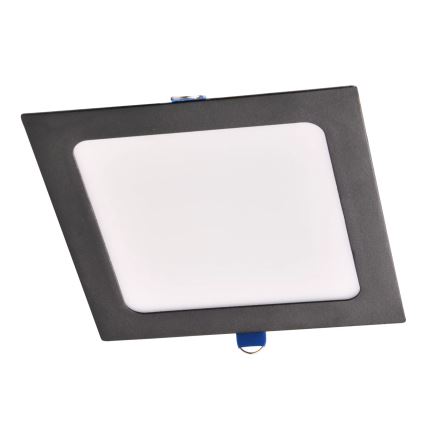 LED Ugradbena lampa RIGEL LED/10W/230V 4000K 16,8x16,8 cm crno