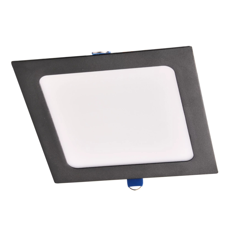LED Ugradbena lampa RIGEL LED/10W/230V 4000K 16,8x16,8 cm crno