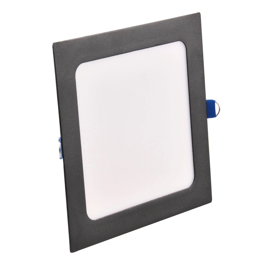 LED Ugradbena lampa RIGEL LED/10W/230V 4000K 16,8x16,8 cm crno