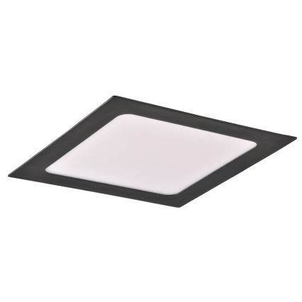 LED Ugradbena lampa RIGEL LED/10W/230V 4000K 16,8x16,8 cm crno