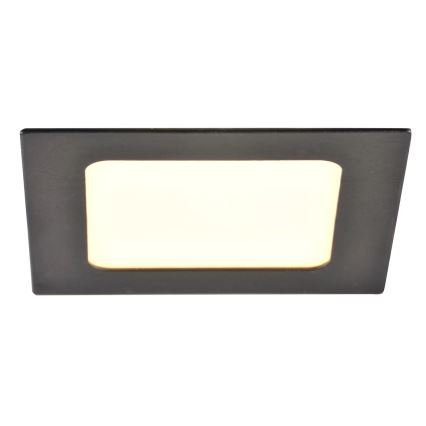 LED Ugradbena lampa RIGEL LED/4,8W/230V 4000K 11,8x11,8 cm crno