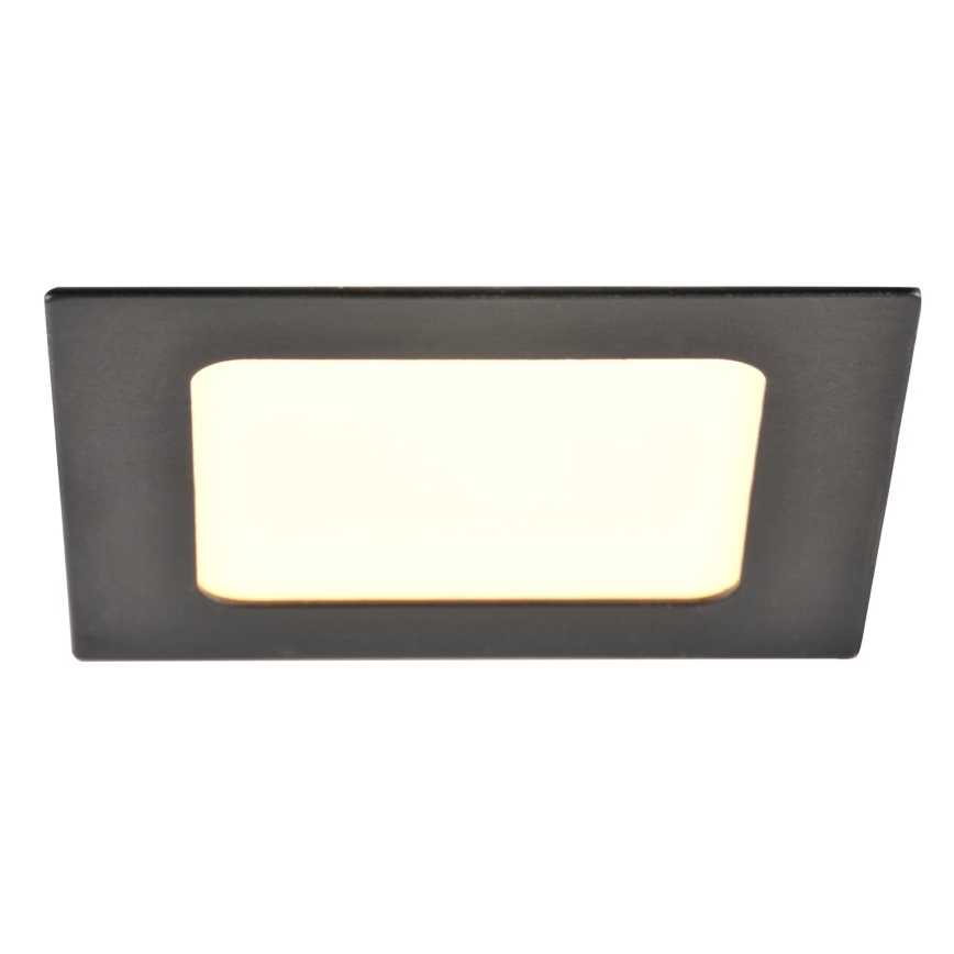 LED Ugradbena lampa RIGEL LED/4,8W/230V 4000K 11,8x11,8 cm crno