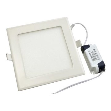 LED Ugradbena lampa RIKI-V LED/12W/230V 175x175 mm IP40