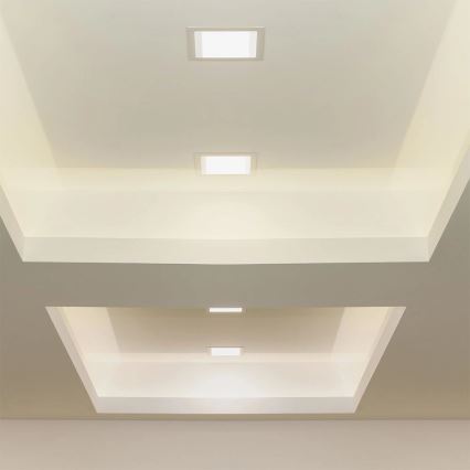 LED Ugradbena lampa SAMSUNG CHIP LED/3W/230V 3000K 9x9 cm bela