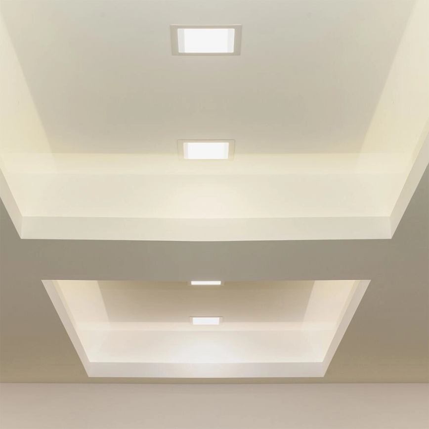 LED Ugradbena lampa SAMSUNG CHIP LED/3W/230V 3000K 9x9 cm bela