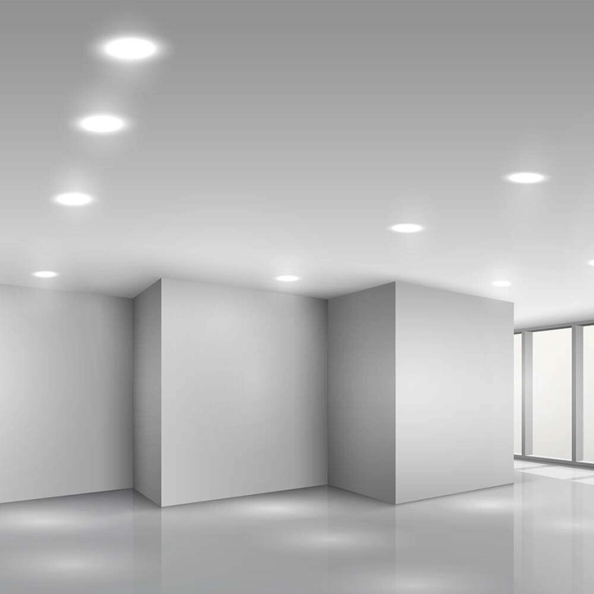 LED Ugradbena lampa SAMSUNG CHIP LED/3W/230V 6500K pr. 9,5 cm bela