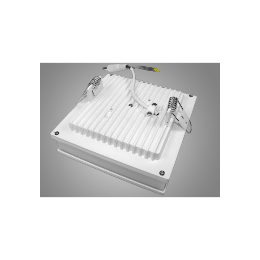 LED Ugradbena lampa SLATER LED/12W/230V 4500K 12x12 cm