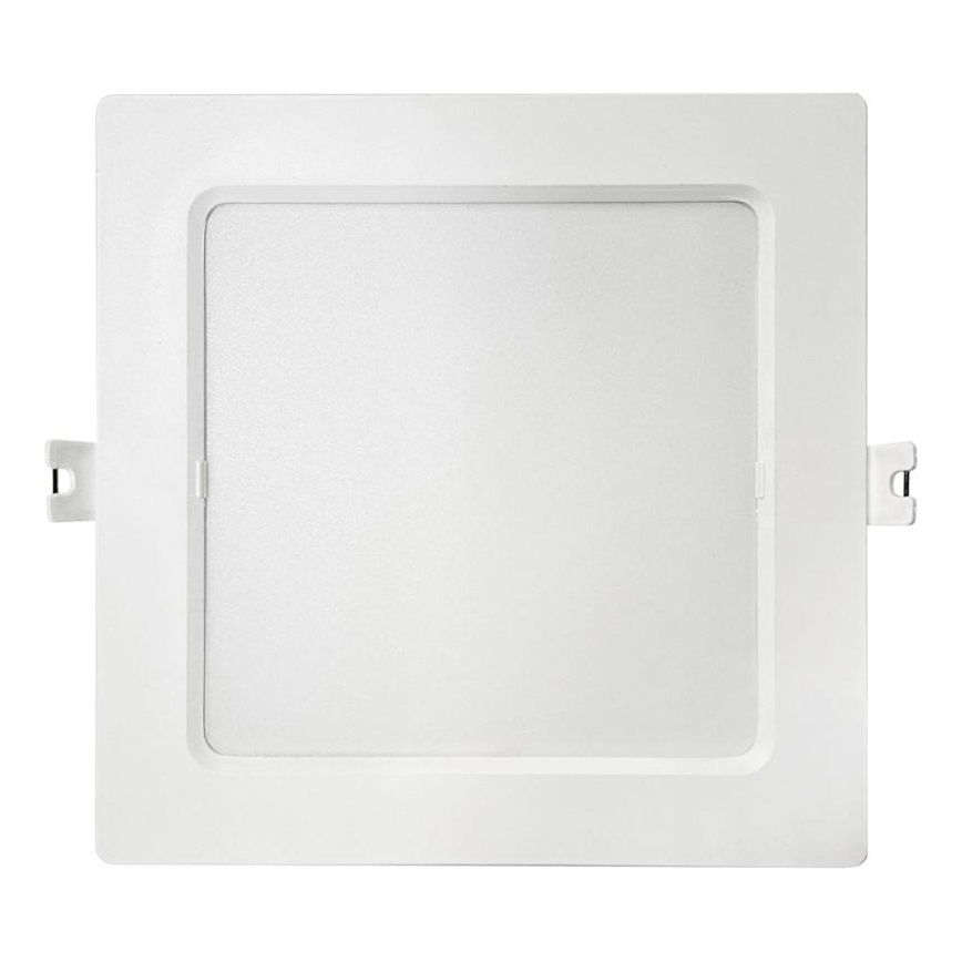 LED Ugradbena lampa SQUARE LED/12W/230V 4000K 17x17 cm bela