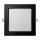 LED Ugradbena lampa SQUARE LED/12W/230V 4000K 17x17 cm crno