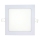 LED Ugradbena lampa SQUARE LED/12W/230V 4200K 16,8x16,8 cm bela