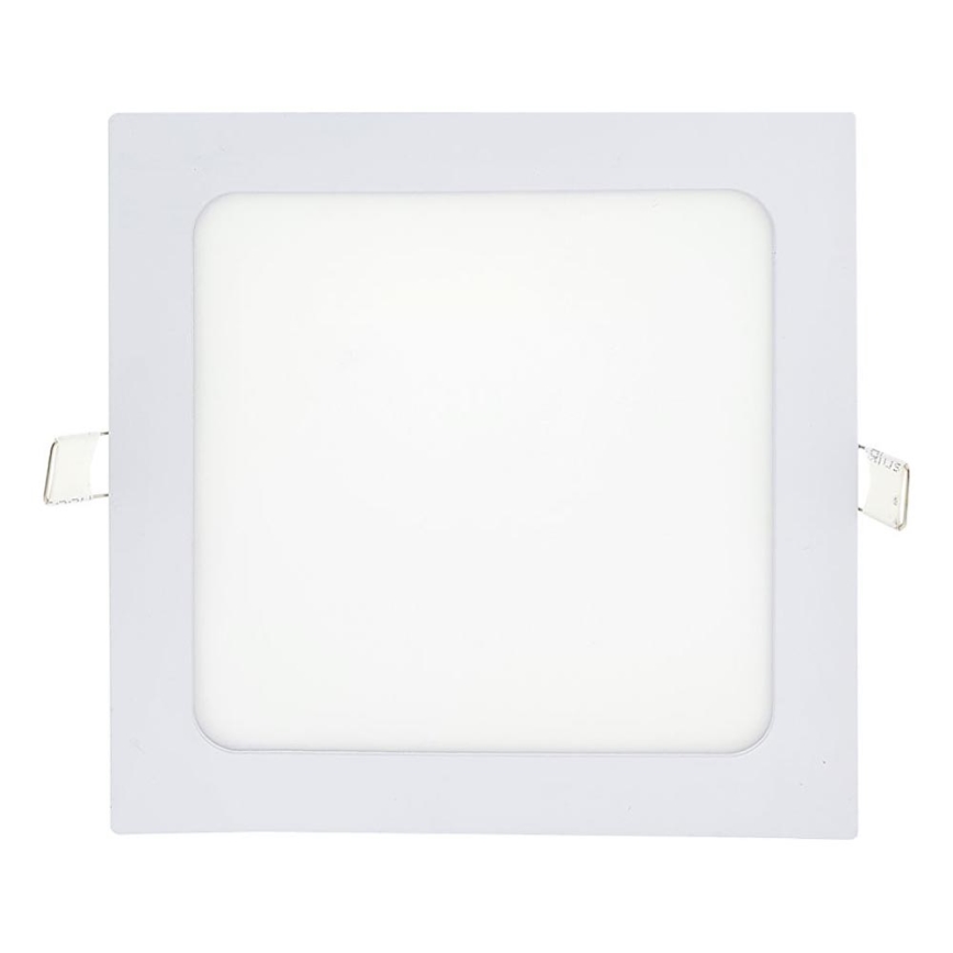 LED Ugradbena lampa SQUARE LED/15W/230V 4200K 18,8x18,8 cm bela