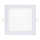 LED Ugradbena lampa SQUARE LED/15W/230V 4200K 18,8x18,8 cm bela