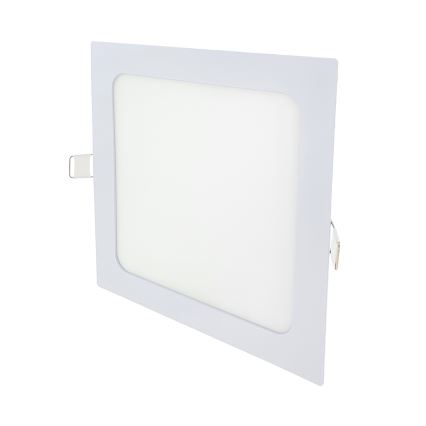 LED Ugradbena lampa SQUARE LED/15W/230V 4200K 18,8x18,8 cm bela