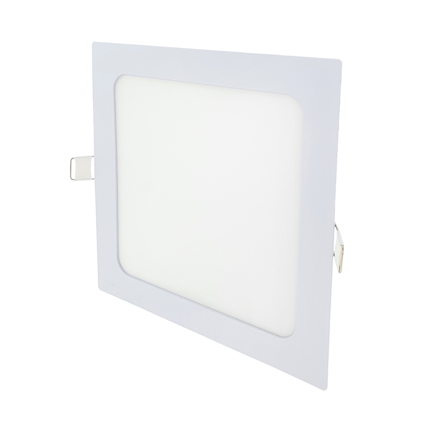 LED Ugradbena lampa SQUARE LED/15W/230V 4200K 18,8x18,8 cm bela