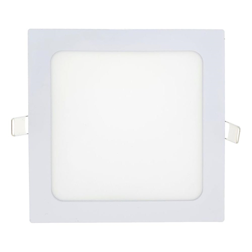LED Ugradbena lampa SQUARE LED/15W/230V 6500K 18,8x18,8 cm bela