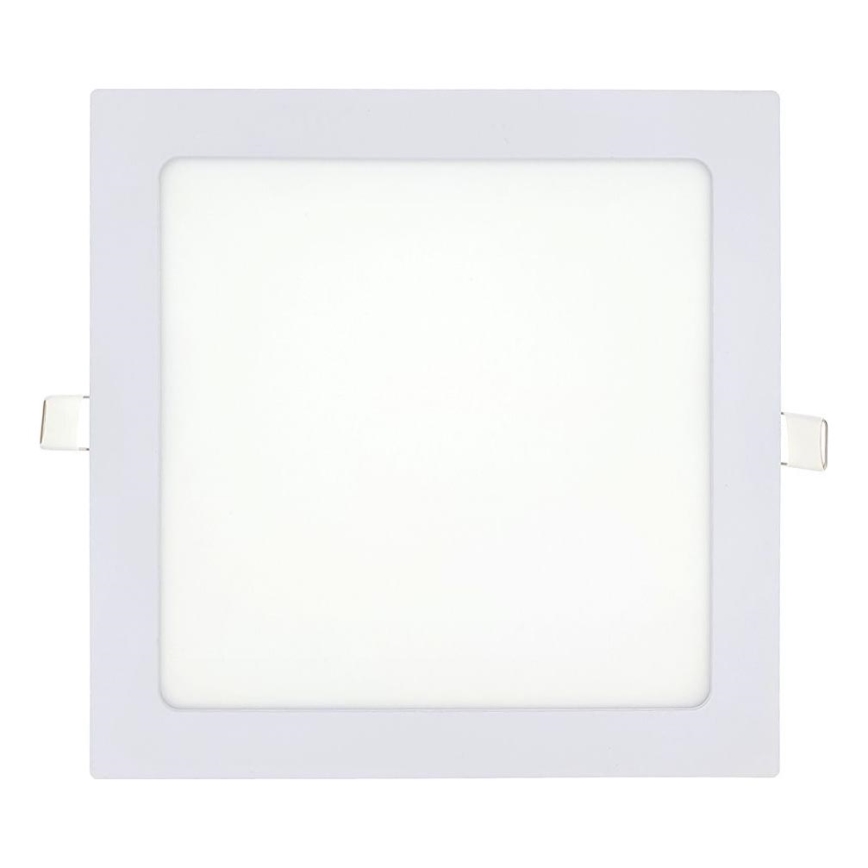 LED Ugradbena lampa SQUARE LED/18W/230V 2700K 22x22 cm bela