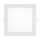 LED Ugradbena lampa SQUARE LED/18W/230V 2700K 22x22 cm bela