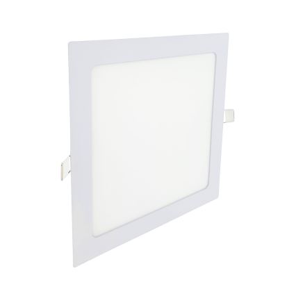LED Ugradbena lampa SQUARE LED/18W/230V 2700K 22x22 cm bela