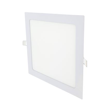 LED Ugradbena lampa SQUARE LED/18W/230V 2700K 22x22 cm bela