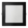 LED Ugradbena lampa SQUARE LED/18W/230V 4000K 22x22 cm crno