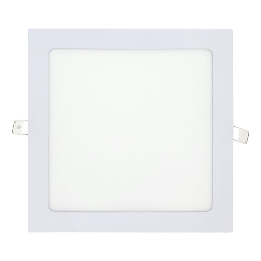 LED Ugradbena lampa SQUARE LED/18W/230V 4200K 22x22 cm bela