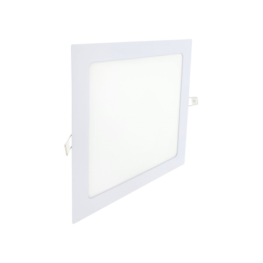 LED Ugradbena lampa SQUARE LED/18W/230V 4200K 22x22 cm bela