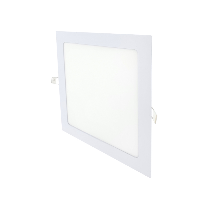 LED Ugradbena lampa SQUARE LED/18W/230V 4200K 22x22 cm bela