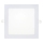 LED Ugradbena lampa SQUARE LED/18W/230V 6500K 22x22 cm bela