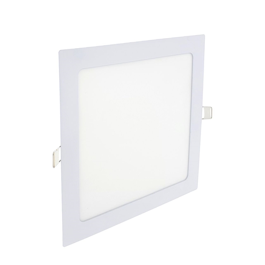 LED Ugradbena lampa SQUARE LED/18W/230V 6500K 22x22 cm bela