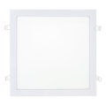 LED Ugradbena lampa SQUARE LED/24W/230V 4200K 29,2x29,2 cm bela