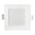 LED Ugradbena lampa SQUARE LED/3W/230V 4000K 9x9 cm bela