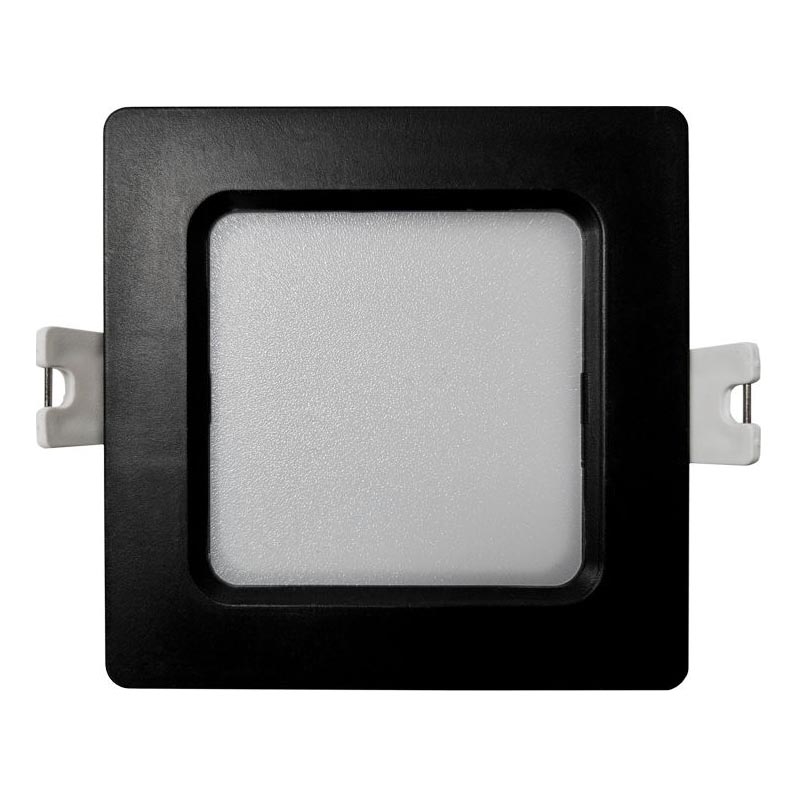 LED Ugradbena lampa SQUARE LED/3W/230V 4000K 9x9 cm crno
