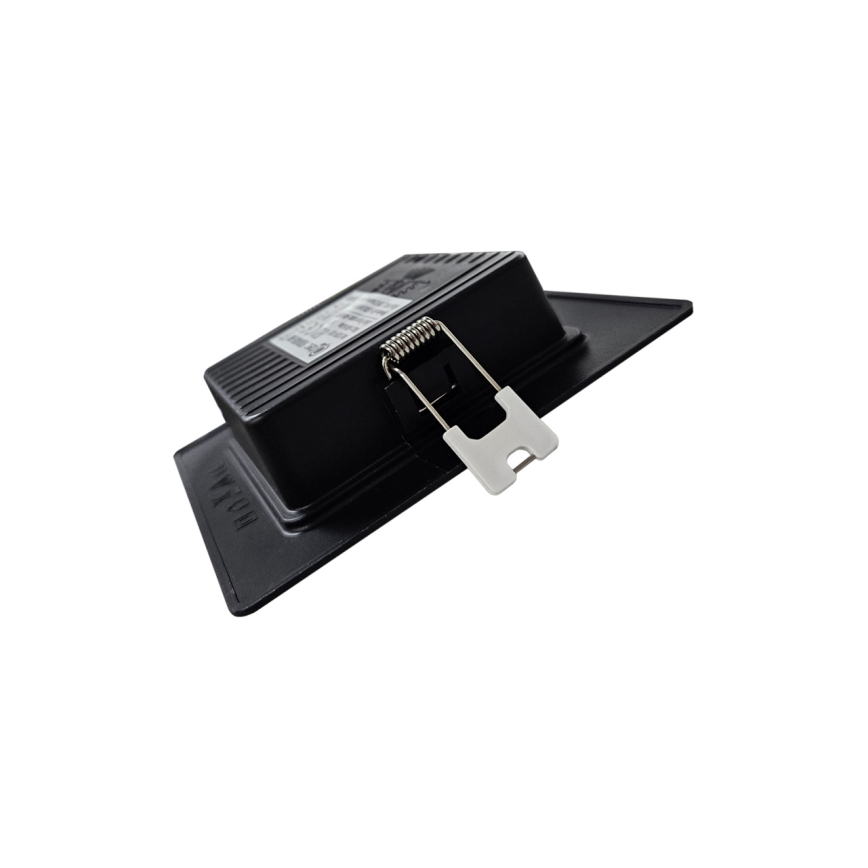 LED Ugradbena lampa SQUARE LED/3W/230V 4000K 9x9 cm crno