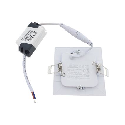 LED Ugradbena lampa SQUARE LED/3W/230V 4200K 8,3x8,3 cm bela