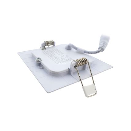 LED Ugradbena lampa SQUARE LED/3W/230V 4200K 8,3x8,3 cm bela