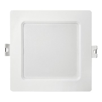 LED Ugradbena lampa SQUARE LED/6W/230V 4000K 12x12 cm bela
