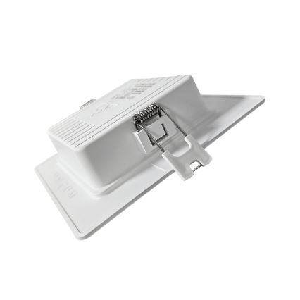 LED Ugradbena lampa SQUARE LED/6W/230V 4000K 12x12 cm bela