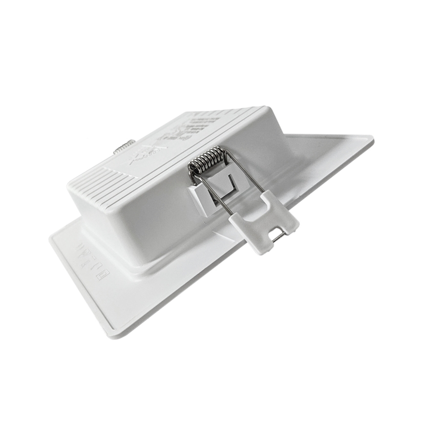LED Ugradbena lampa SQUARE LED/6W/230V 4000K 12x12 cm bela