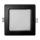 LED Ugradbena lampa SQUARE LED/6W/230V 4000K 12x12 cm crno