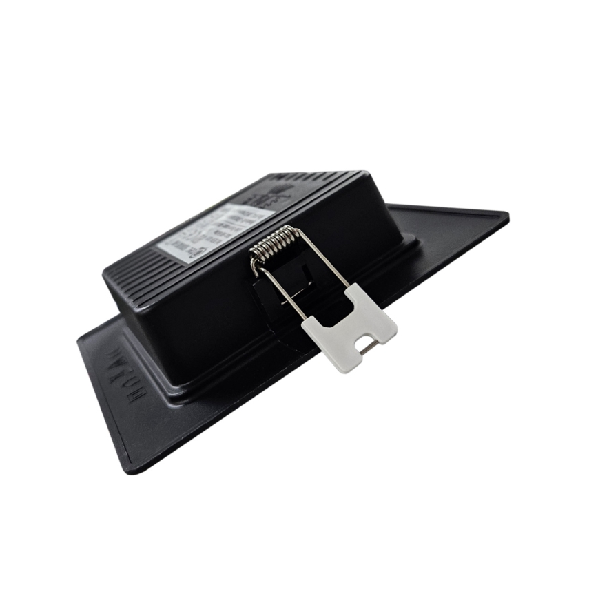 LED Ugradbena lampa SQUARE LED/6W/230V 4000K 12x12 cm crno