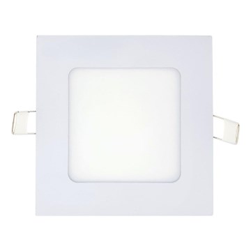 LED Ugradbena lampa SQUARE LED/6W/230V 4200K 11,8x11,8 cm bela