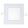 LED Ugradbena lampa SQUARE LED/6W/230V 4200K 11,8x11,8 cm bela