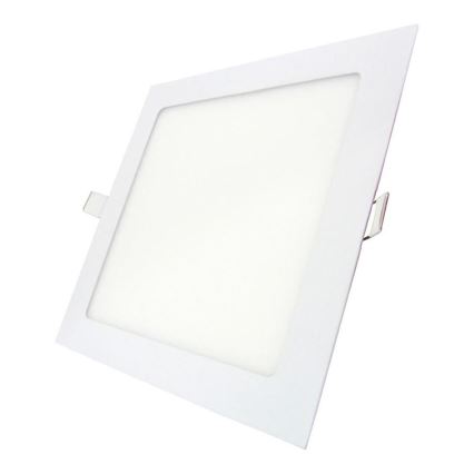 LED Ugradbena lampa SQUARE LED/6W/230V 4200K 11,8x11,8 cm bela