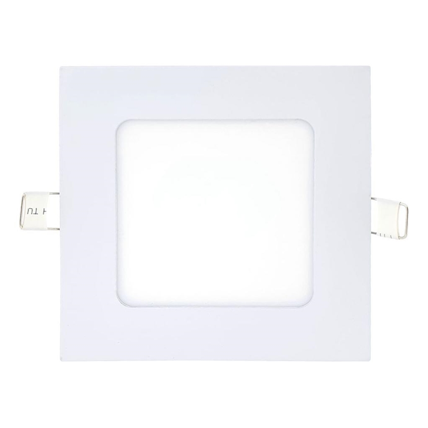 LED Ugradbena lampa SQUARE LED/6W/230V 6500K 11,8x11,8 cm bela